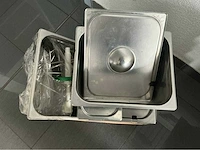 Lot inox bakken overige restaurantinrichting - afbeelding 1 van  6