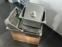 Lot inox bakken overige restaurantinrichting - afbeelding 2 van  6