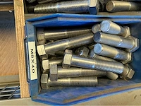 Lot inox bouten,moeren en rondelen bouten, moeren & ringen (4185x) - afbeelding 10 van  15