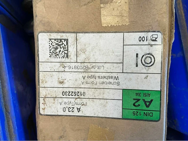 Lot inox bouten,moeren en rondelen bouten, moeren & ringen (4185x) - afbeelding 15 van  15