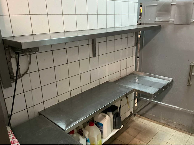 Lot inox rekken overige keukenmachines (3x) - afbeelding 1 van  2
