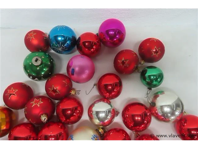 Lot kerstballen volgens foto - afbeelding 2 van  4