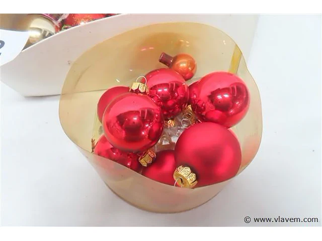 Lot kerstballen volgens foto - afbeelding 3 van  3