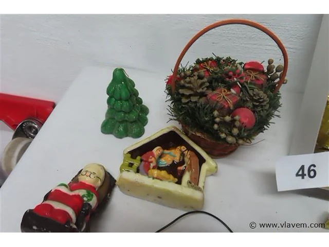 Lot kerstdecoratie volgens foto - afbeelding 4 van  4