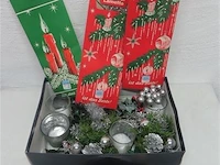 Lot kerstdecoratie volgens foto - afbeelding 1 van  3