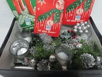 Lot kerstdecoratie volgens foto - afbeelding 3 van  3