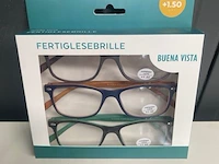 Lot leesbrillen - 10 verpakkingen van 3 stuks - unisex - sterkte : + 1,5 - afbeelding 2 van  3