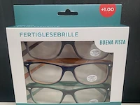Lot leesbrillen - 10 verpakkingen van 3 stuks - unisex - sterkte : + 1 - afbeelding 2 van  4