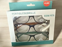 Lot leesbrillen - 10 verpakkingen van 3 stuks - unisex - sterkte : + 1 - afbeelding 4 van  4