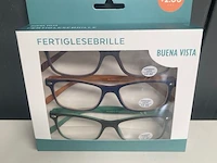 Lot leesbrillen - 10 verpakkingen van 3 stuks - unisex - sterkte : + 2 - afbeelding 2 van  3