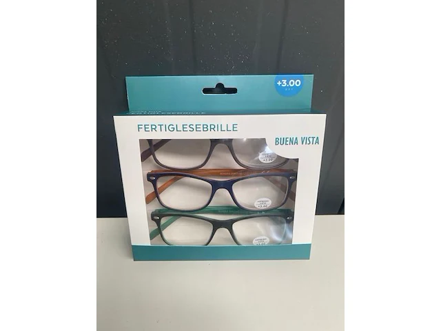 Lot leesbrillen - 10 verpakkingen van 3 stuks - unisex -sterkte : + 3 - afbeelding 2 van  3