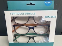 Lot leesbrillen - 10 verpakkingen van 3 stuks - unisex -sterkte : + 3 - afbeelding 2 van  3