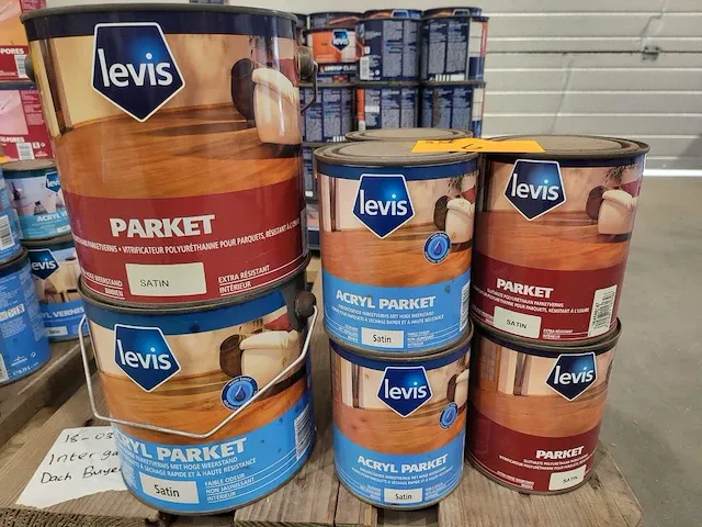 Lot levis parket vernis - afbeelding 1 van  2
