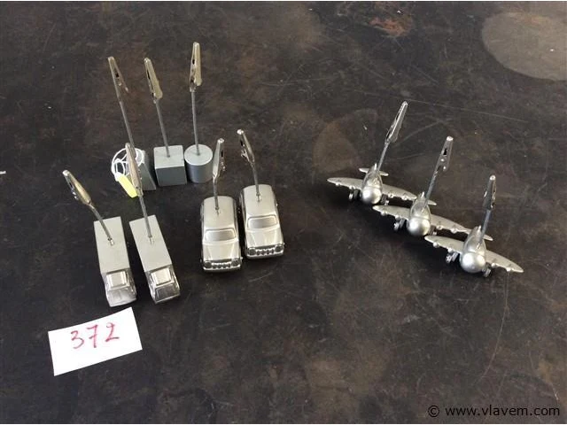 Lot metalen papier/foto houders - afbeelding 1 van  3