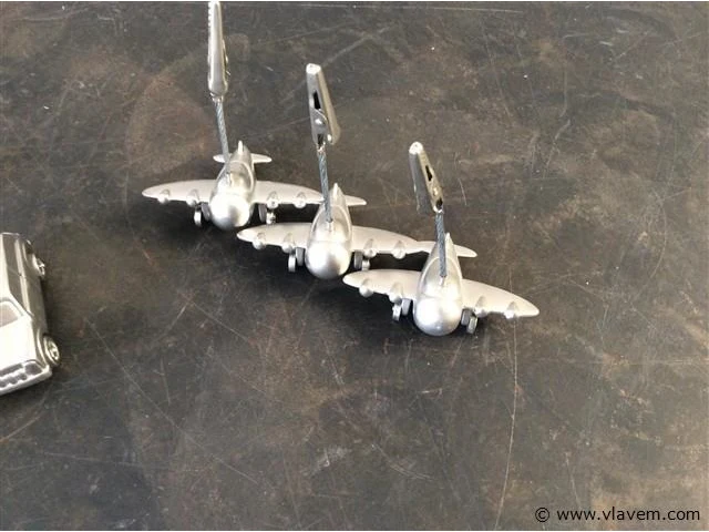 Lot metalen papier/foto houders - afbeelding 3 van  3
