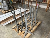Lot metalen verstelbare steun pekkels (7) - afbeelding 2 van  2