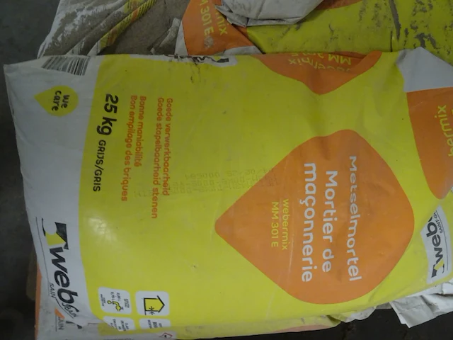Lot metselmortel weber - afbeelding 3 van  3