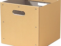 Lot opbergdozen - 18 stuks - karton - plooibaar - 28 x 28 x 27 cm. - afbeelding 1 van  3