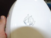 Lot porselein (12 borden + 1 suikerpotje delft) - afbeelding 4 van  4