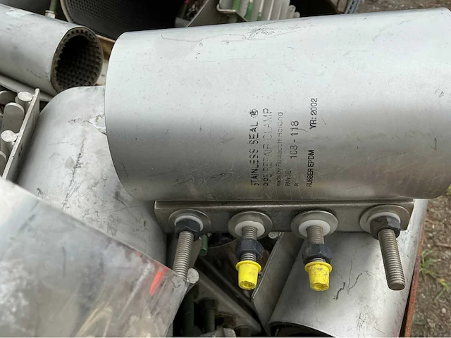 Lot reparatiekoppelingen rvs overige aannemersmateriaal - afbeelding 2 van  6