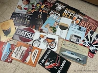 Lot retrolook sierborden