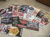 Lot retrolook sierborden - afbeelding 1 van  1