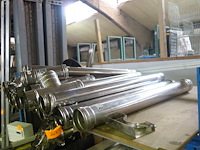 Lot rookafvoerbuizen inox (enkelwandig) + accessoires - afbeelding 3 van  3