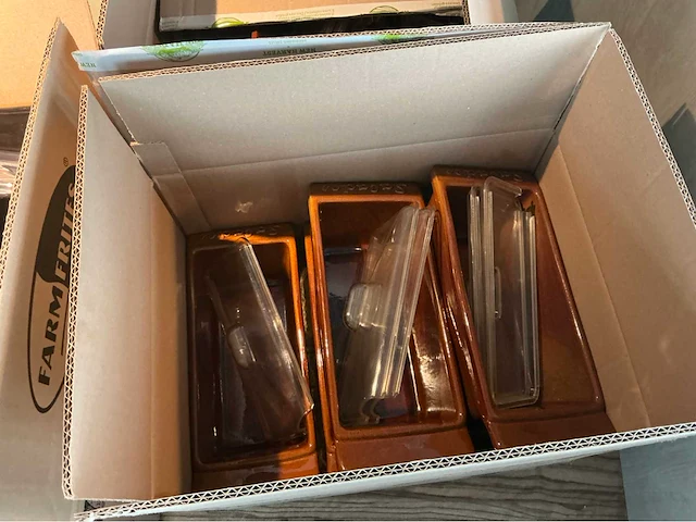 Lot saladekommen steen overige restaurantinrichting - afbeelding 4 van  5