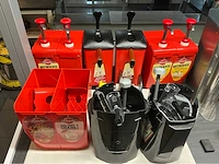 Lot sauspompen overige restaurantinrichting (7x) - afbeelding 2 van  2