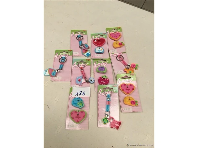Lot sleutelhangers - afbeelding 1 van  2