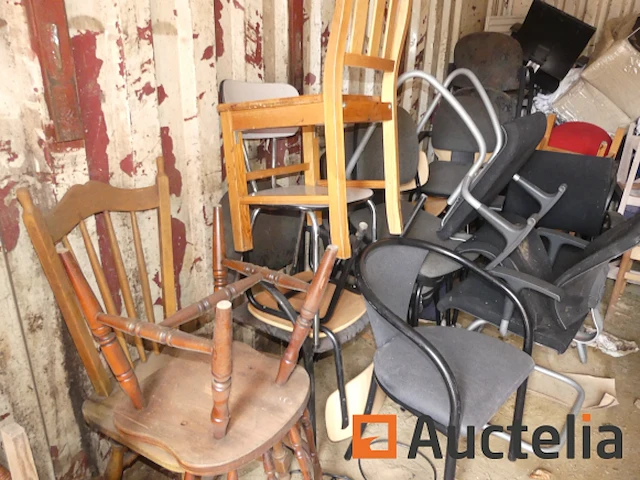 Lot stoelen bureaustoel en stoelenset - afbeelding 4 van  8