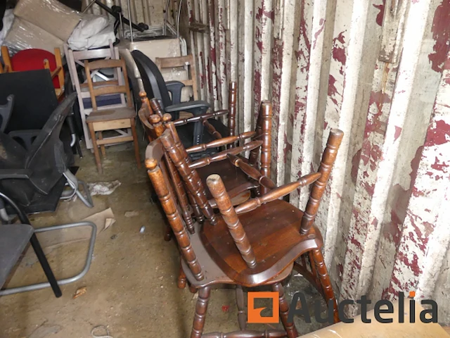Lot stoelen bureaustoel en stoelenset - afbeelding 5 van  8