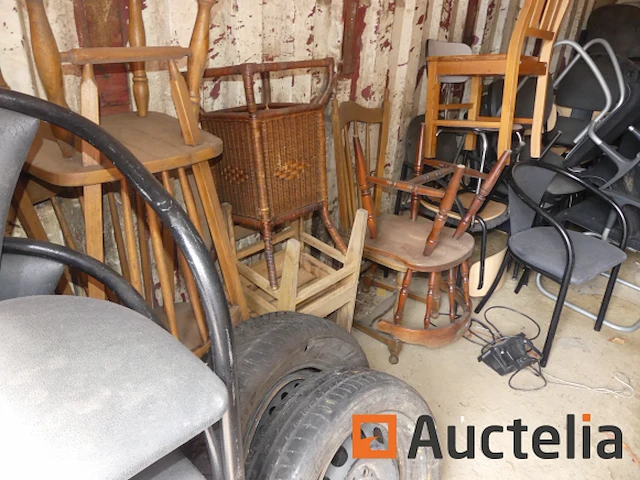 Lot stoelen bureaustoel en stoelenset - afbeelding 6 van  8