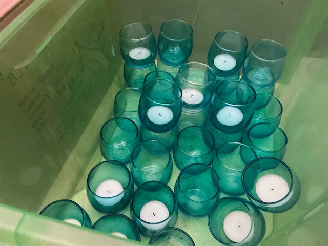 Lot tafeldecoratie en theelichthouders - afbeelding 8 van  10