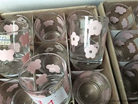 Lot theelichthouders glas - afbeelding 2 van  2
