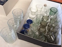 Lot theelichthouders glas - afbeelding 2 van  3