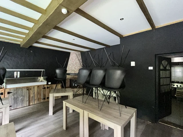 Lot van 10 bistrotafels en 28 stoelen - afbeelding 3 van  12