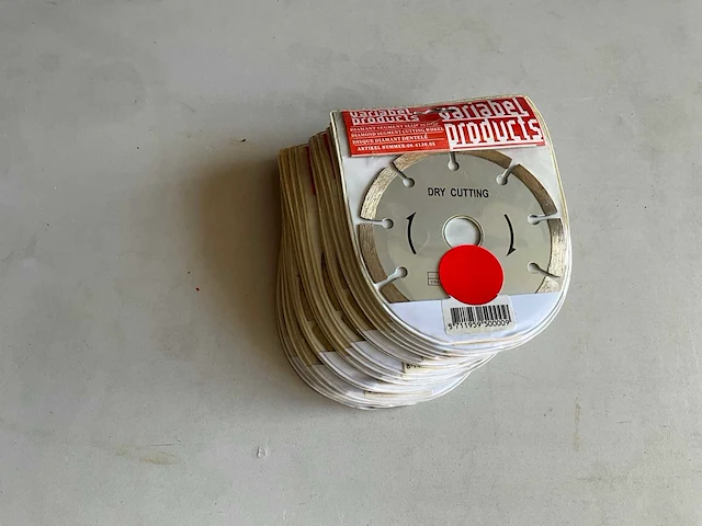 Lot van 10 diamantschijven – dry cutting - afbeelding 1 van  2