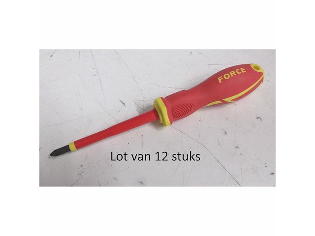 Lot van 12x schroevendraaier force 711n2 ph2 x 100 geisoleerd 215mm l - afbeelding 1 van  1