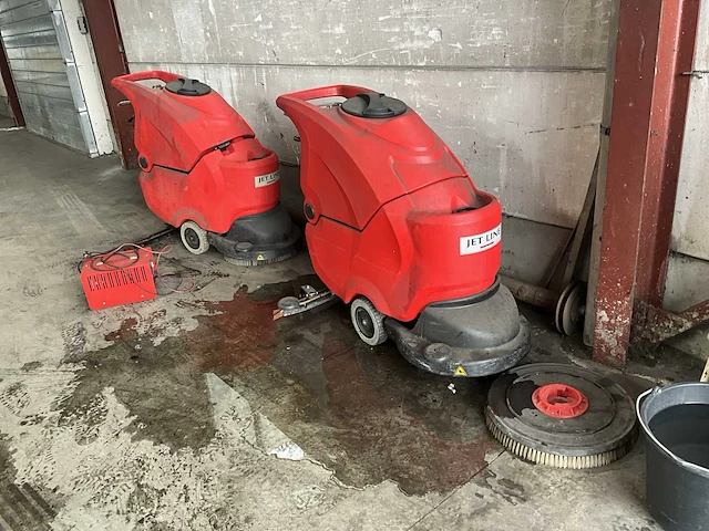 Lot van 2 industriële kuismachines jet line gansow - afbeelding 1 van  16