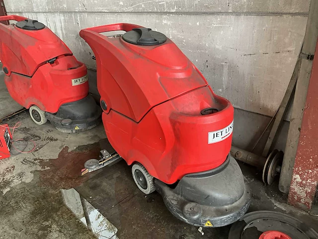 Lot van 2 industriële kuismachines jet line gansow - afbeelding 10 van  16