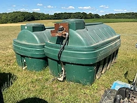 Lot van 2 verticale opslagtanken, 2500 l diesel tank - afbeelding 1 van  14