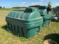 Lot van 2 verticale opslagtanken, 2500 l diesel tank - afbeelding 9 van  14