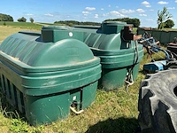 Lot van 2 verticale opslagtanken, 2500 l diesel tank - afbeelding 10 van  14