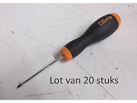 Lot van 20x platte schroevendraaier beta 012040003 - afbeelding 1 van  1