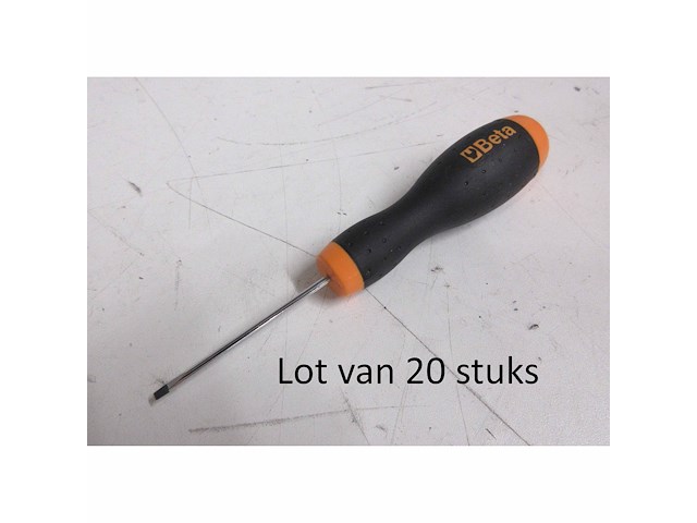 Lot van 20x platte schroevendraaier beta 012040003 - afbeelding 1 van  1