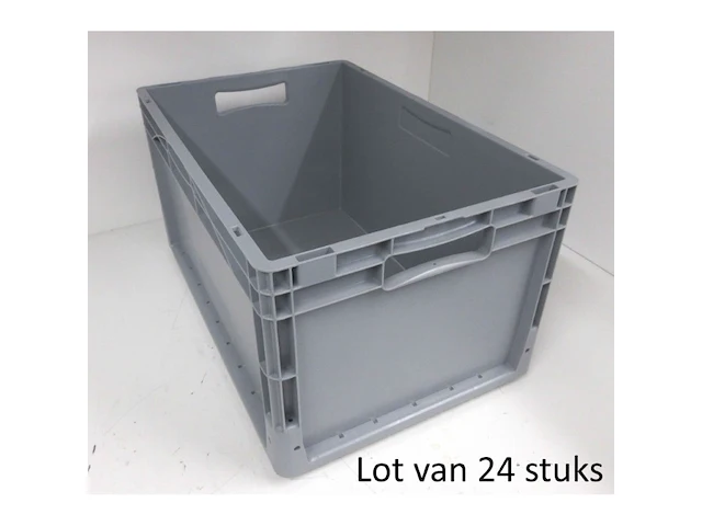 Lot van 24 euronorm stapelbakken ne6432 - afbeelding 1 van  1