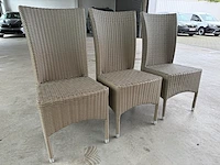 Lot van 3 rotanstoelen - afbeelding 3 van  3