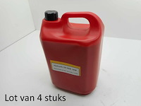 Lot van 4 bidons hydraulische olie 10w 5l - afbeelding 1 van  1