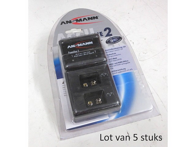 Lot van 5x batterijsnellader ansmann powerline2 - afbeelding 1 van  1